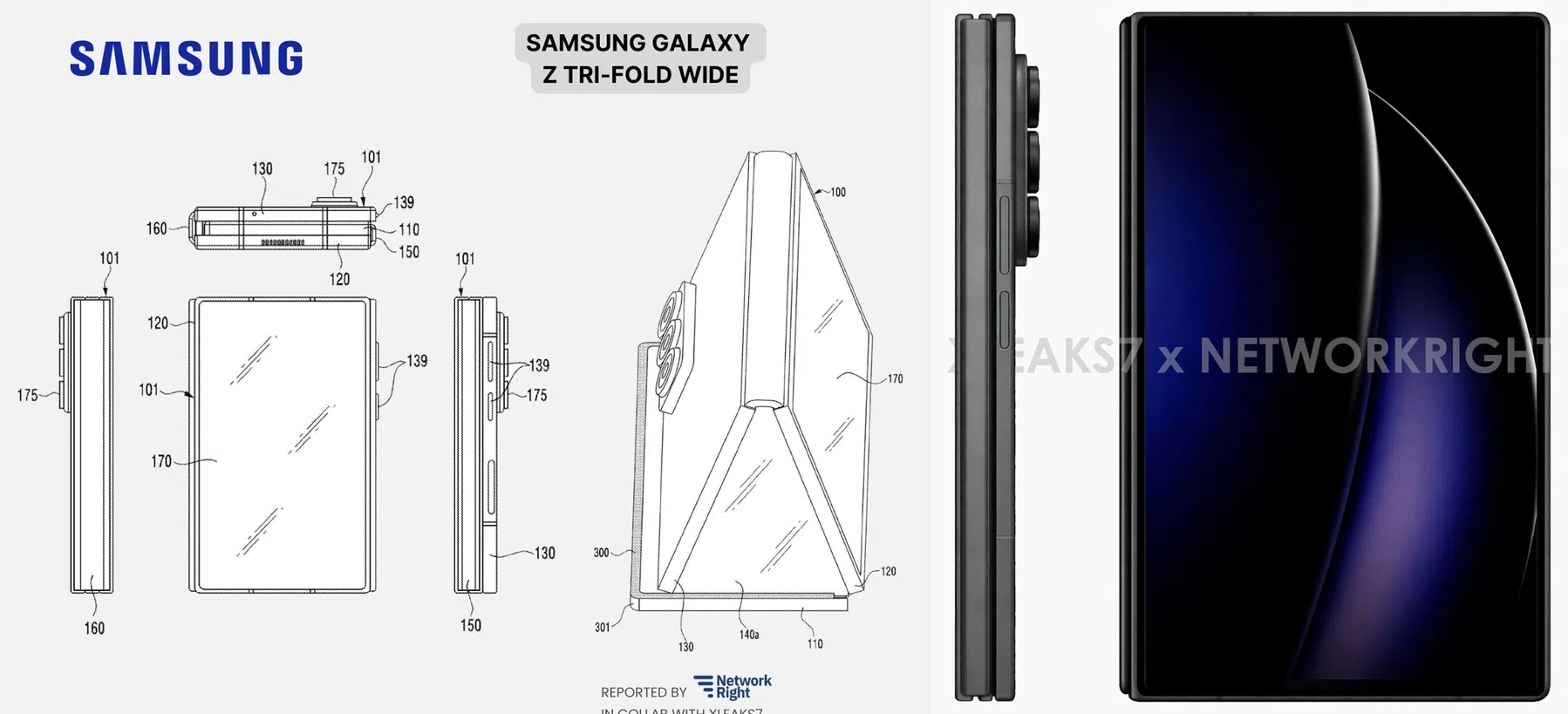 Samsung Galaxy TriFold Wide patent